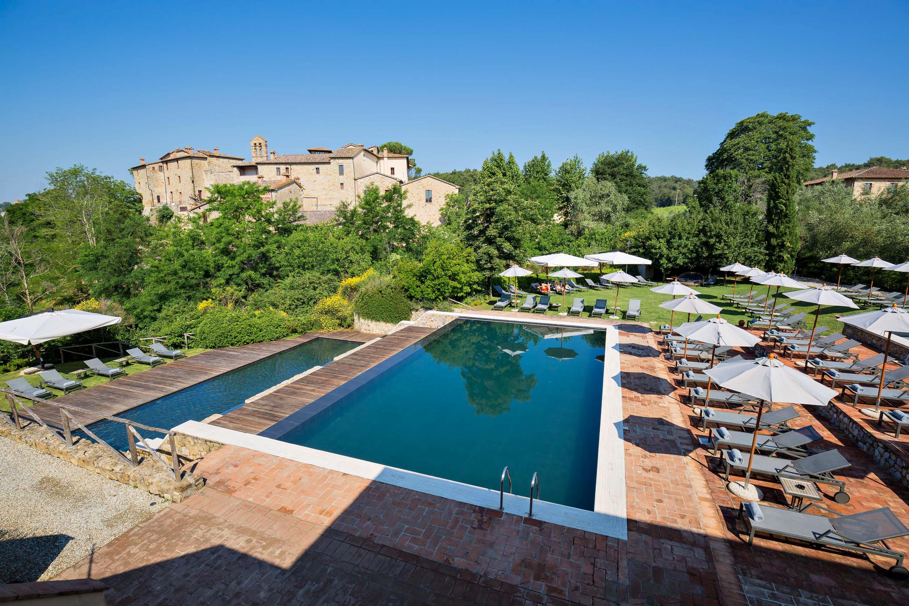 Castel Monastero - The Leading Hotels Of The World Castelnuovo Berardenga Exterior foto