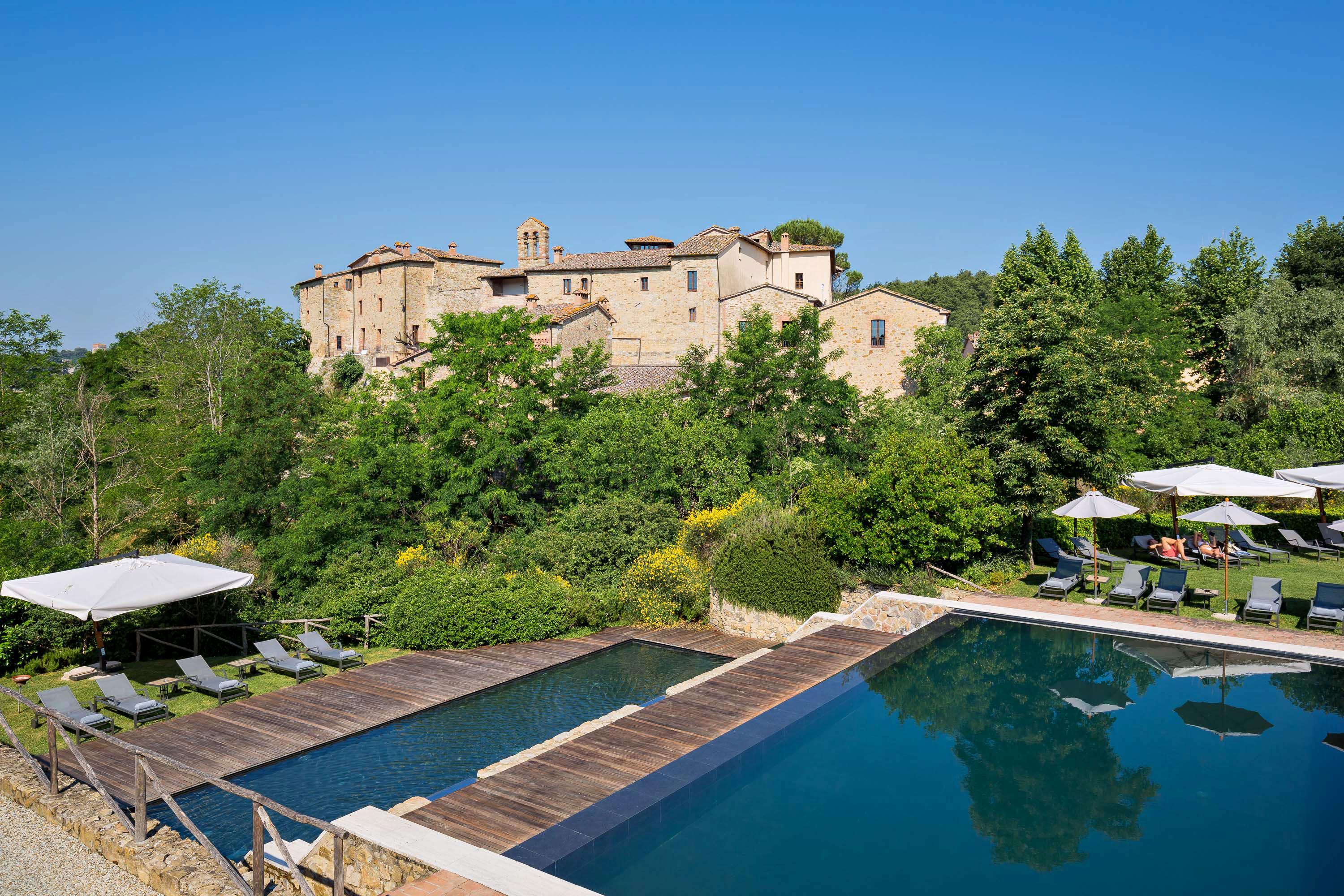 Castel Monastero - The Leading Hotels Of The World Castelnuovo Berardenga Exterior foto